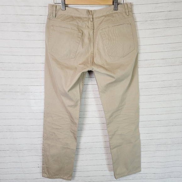 A.P.C. PETIT STANDARD STRAIGHT LEG KHAKI JEANS, SZ 29 - Picture 5 of 9